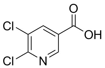 5,6-Dichloronicotinic acid molecular structure (CAS 41667-95-2)