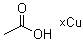 Copper acetate molecular structure (CAS 4180-12-5)