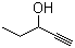 1-Pentyn-3-ol molecular structure (CAS 4187-86-4)