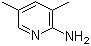 结构式 CAS# 41995-30-6, 3,5-二甲基吡啶-2-胺