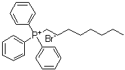结构式 CAS# 42036-78-2, 辛基三苯基溴化鏻