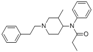 3-Methylfentanyl molecular structure (CAS 42045-86-3)