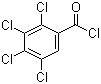 2,3,4,5-Tetrachlorobenzoyl chloride molecular structure (CAS 42221-52-3)
