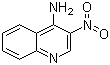 结构式 CAS# 42606-33-7, 4-氨基-3-硝基喹啉