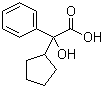alpha-Cyclopentylmandelic acid molecular structure (CAS 427-49-6)