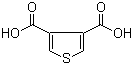 结构式 CAS# 4282-29-5, 3,4-噻吩二羧酸