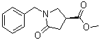 结构式 CAS# 428518-44-9, (3S)-5-氧代-1-(苯基甲基)-3-吡咯烷羧酸甲酯