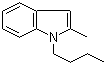 结构式 CAS# 42951-35-9, 1-丁基-2-甲基吲哚