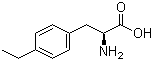 (S)-2-Amino-3-(4-ethylphenyl)propanoic acid molecular structure (CAS 4313-70-6)