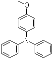 4-甲氧基三苯胺分子结构 (CAS 4316-51-2)
