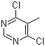 结构式 CAS# 4316-97-6, 4,6-二氯-5-甲基嘧啶