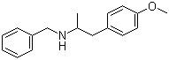 1-(4-甲氧苯基)-2-苄胺基丙烷分子结构 (CAS 43229-65-8)