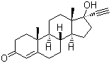 炔孕酮分子结构 (CAS 434-03-7)