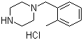 1-[(2-Methylphenyl)methyl]piperazine hydrochloride molecular structure (CAS 435345-16-7)