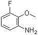 structure of CAS# 437-83-2, 3-Fluoro-2-methoxyaniline;3-Fluoro-2-methoxyphenylamine