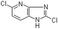 结构式 CAS# 438190-90-0, 2,5-二氯-1H-咪唑并[4,5-b]吡啶