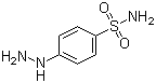 4-Hydrazinobenzenesulfonamide molecular structure (CAS 4392-54-5)