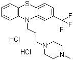 盐酸三氟拉嗪分子结构 (CAS 440-17-5)