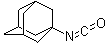 结构式 CAS# 4411-25-0, 1-金刚烷基异氰酸酯