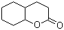 structure of CAS# 4430-31-3, Octahydrocoumarin;Octahydro-2H-1-benzopyran-2-one