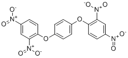 1-[4-(2,4-Dinitrophenoxy)phenoxy]-2,4-dinitrobenzene molecular structure (CAS 4434-08-6)