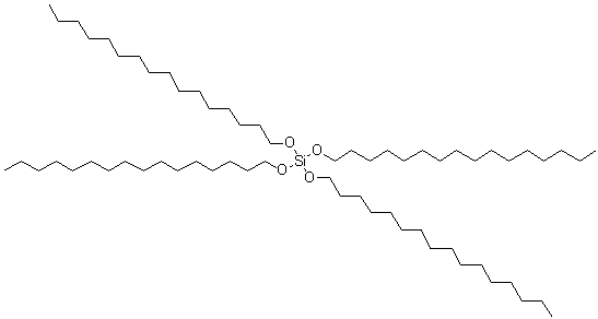 Tetrahexadecyl silicate molecular structure (CAS 4439-44-5)
