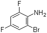 2-Bromo-4,6-difluoroaniline molecular structure (CAS 444-14-4)