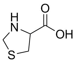 Thiazolidine-4-carboxylic acid molecular structure (CAS 444-27-9)