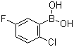 2-Chloro-5-fluorobenzeneboronic acid molecular structure (CAS 444666-39-1)