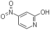2-Hydroxy-4-nitropyridine molecular structure (CAS 4487-51-8)