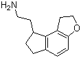 结构式 CAS# 448964-37-2, 2,6,7,8-四氢-1H-茚并[5,4-b]呋喃-8-乙胺