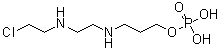 3-[[2-[(2-氯乙基)氨基]乙基]氨基]-1-丙醇磷酸二氢酯分子结构 (CAS 45164-26-9)