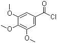结构式 CAS# 4521-61-3, 3,4,5-三甲氧基苯甲酰氯