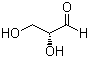 D-(+)-甘油醛分子结构 (CAS 453-17-8)