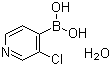 structure of CAS# 458532-98-4, 3-Chloro-4-pyridineboronic acid hydrate