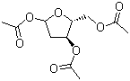 结构式 CAS# 4594-52-9, 1,3,5-三乙酰基-2-脱氧-D-赤式戊呋喃糖