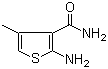 2-Amino-4-methyl-3-thiophenecarboxamide molecular structure (CAS 4651-97-2)