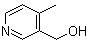 4-甲基-3-吡啶甲醇分子结构 (CAS 4664-27-1)