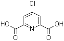 structure of CAS# 4722-94-5, 4-Chloro-2,6-pyridinedicarboxylic acid