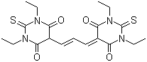 Bis(1,3-diethylthiobarbituric acid)trimethine oxonol molecular structure (CAS 47623-98-3)