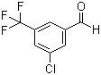结构式 CAS# 477535-43-6, 3-氯-5-(三氟甲基)苯甲醛