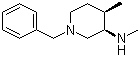 (3R,4R)-1-Benzyl-N,4-dimethylpiperidin-3-amine molecular structure (CAS 477600-70-7)