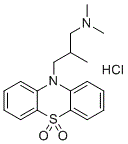 Oxomemazine hydrochloride molecular structure (CAS 4784-40-1)