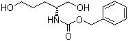 structure of CAS# 478646-28-5, (R)-2-N-Cbz-aminopentane-1,5-diol;(R)-Benzyl 1,5-dihydroxypentan-2-ylcarbamate; (R)-(4-Hydroxy-1-hydroxymethylbutyl)carbamic acid benzyl ester