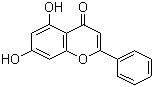 Chrysin molecular structure (CAS 480-40-0)