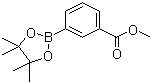 structure of CAS# 480425-35-2, 3-Methoxycarbonylphenylboronic acid pinacol ester;Methyl 3-(4,4,5,5-tetramethyl-1,3,2-dioxaborolan-2-yl)benzoate