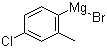 4-Chloro-2-methylphenylmagnesium bromide molecular structure (CAS 480438-47-9)