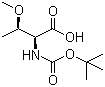 Boc-O-methyl-L-threonine molecular structure (CAS 48068-25-3)