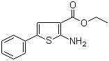 Ethyl 2-amino-5-phenylthiophene-3-carboxylate molecular structure (CAS 4815-34-3)