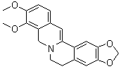 structure of CAS# 483-15-8, Dihydroumbellatine;5,8-Dihydro-9,10-dimethoxy-6H-benzo[g]-1,3-benzodioxolo[5,6-a]quinolizine